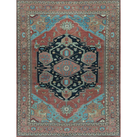 ANTIQUE MAHAL M-H-O RED / ROSE