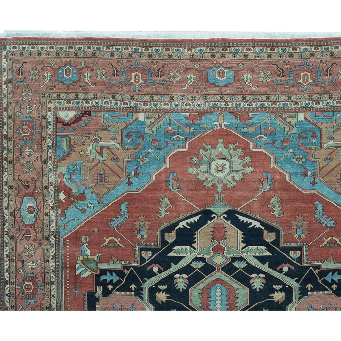 ANTIQUE MAHAL M-H-O RED / ROSE