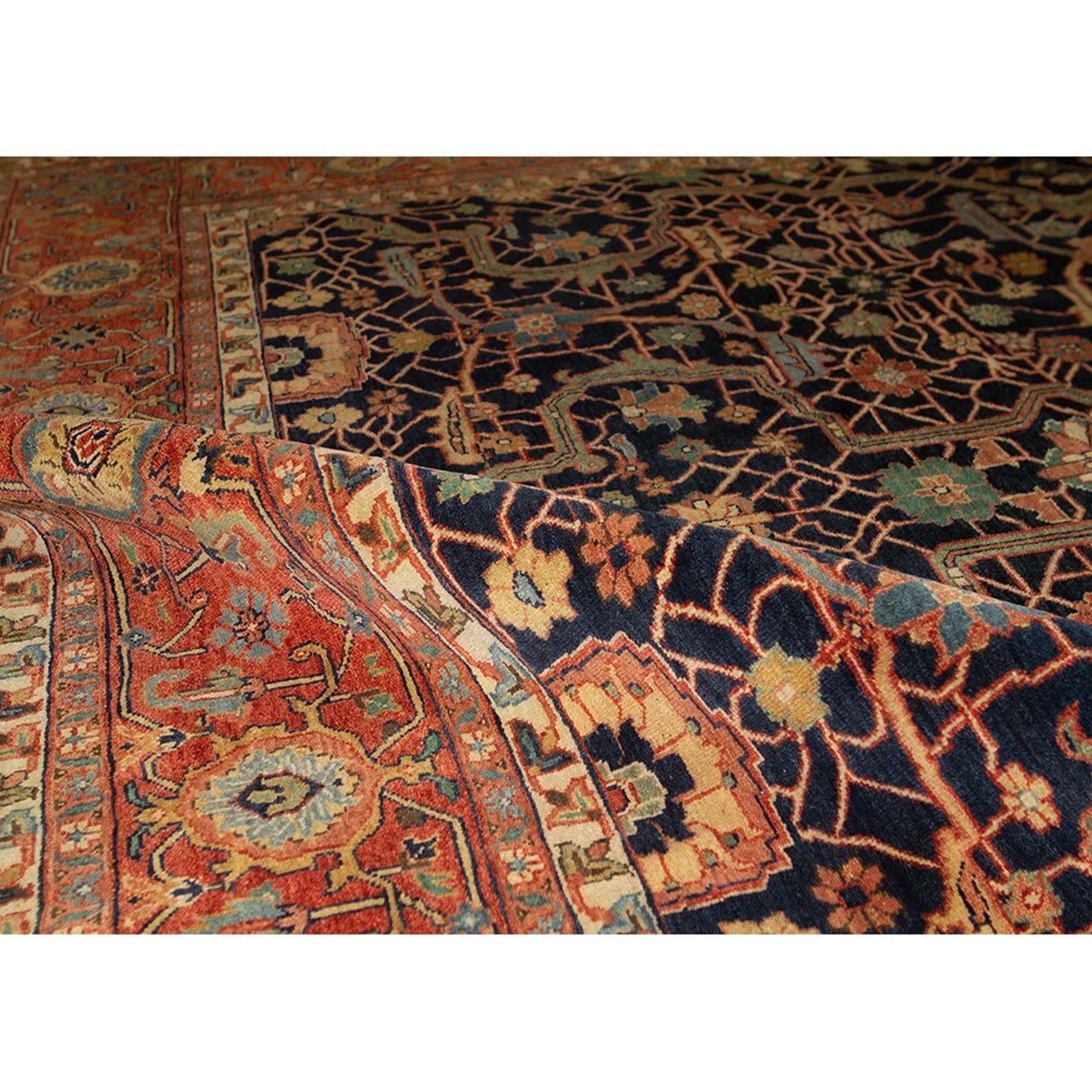 ANTIQUE MAHAL MA104 RED / BLUE