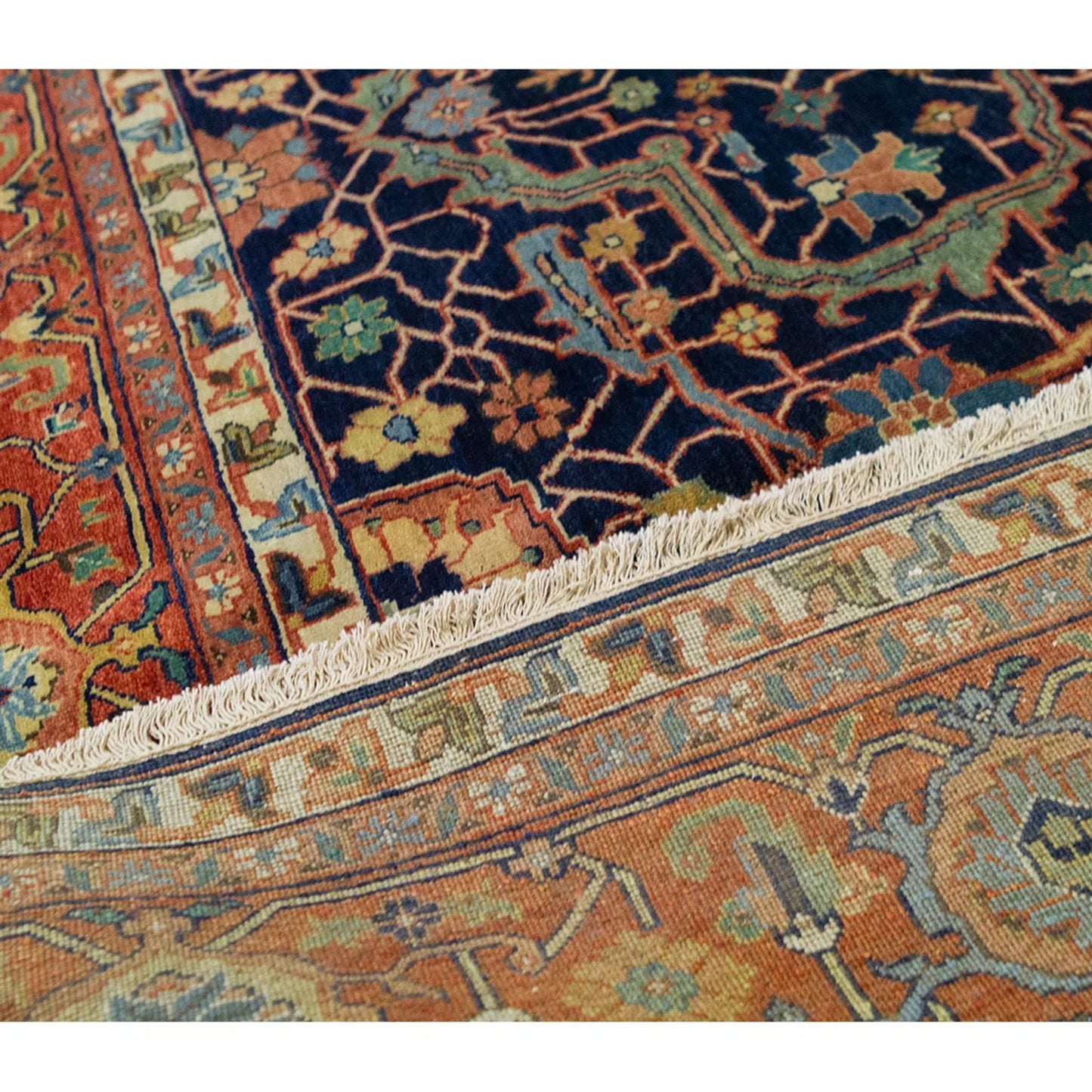 ANTIQUE MAHAL MA104 RED / BLUE
