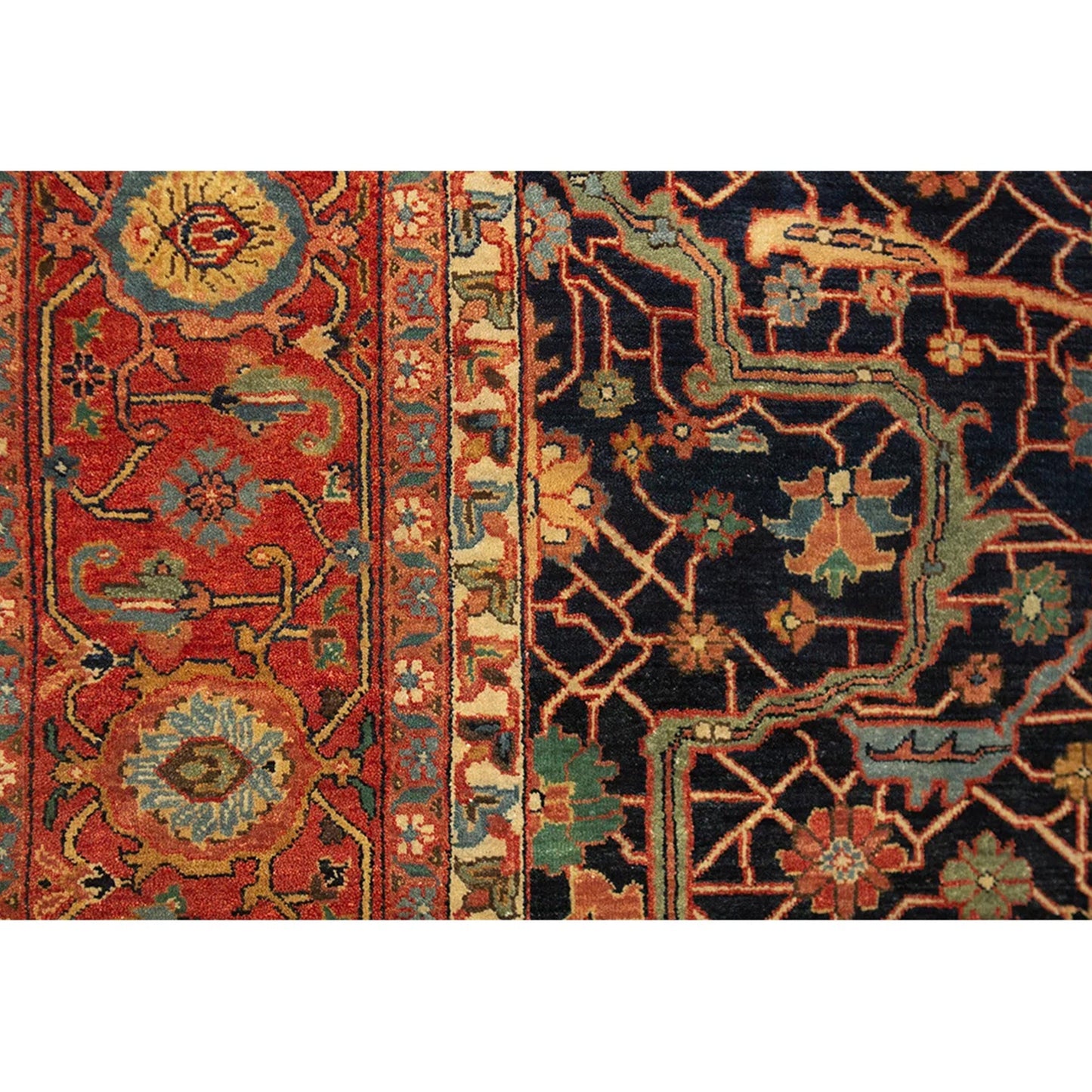 ANTIQUE MAHAL MA104 RED / BLUE