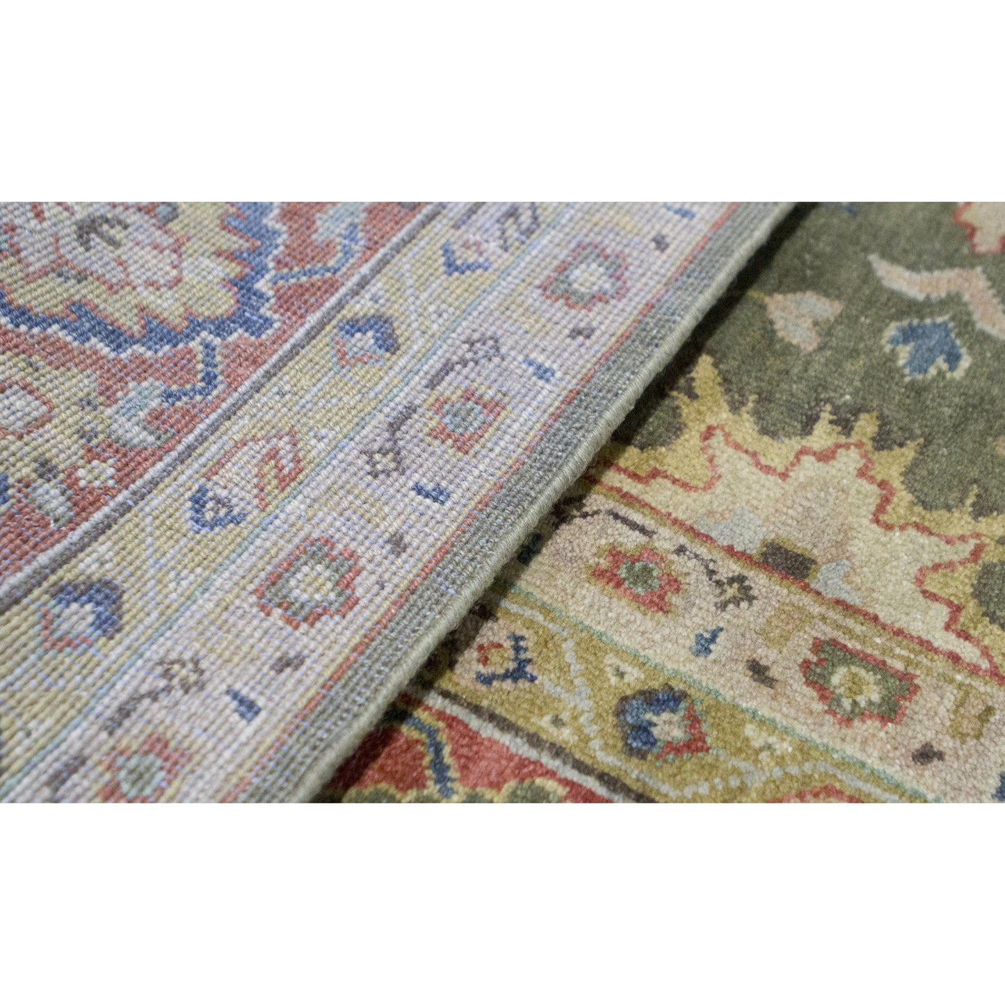 ANTIQUE MAHAL MA107 GREEN / RED
