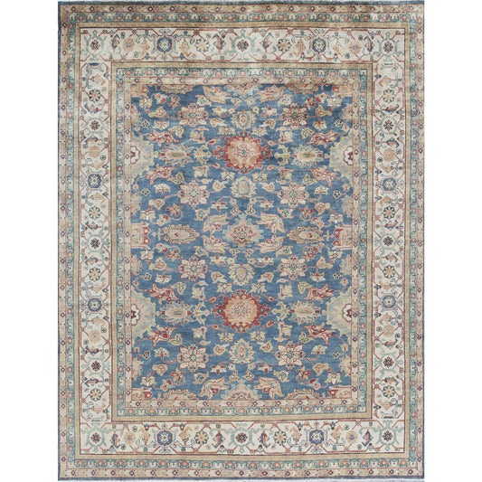 ANTIQUE MAHAL MA114 LIGHT BLUE / IVORY