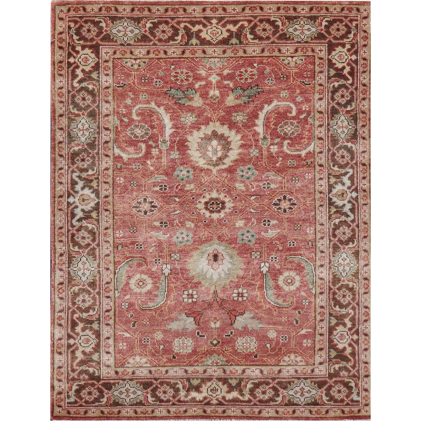 ANTIQUE MAHAL MA115 RUST / BROWN