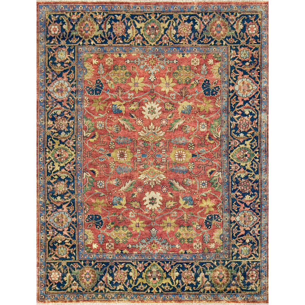 ANTIQUE MAHAL MAH28 RED / BLUE