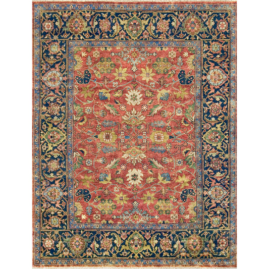 ANTIQUE MAHAL MAH28 RED / BLUE