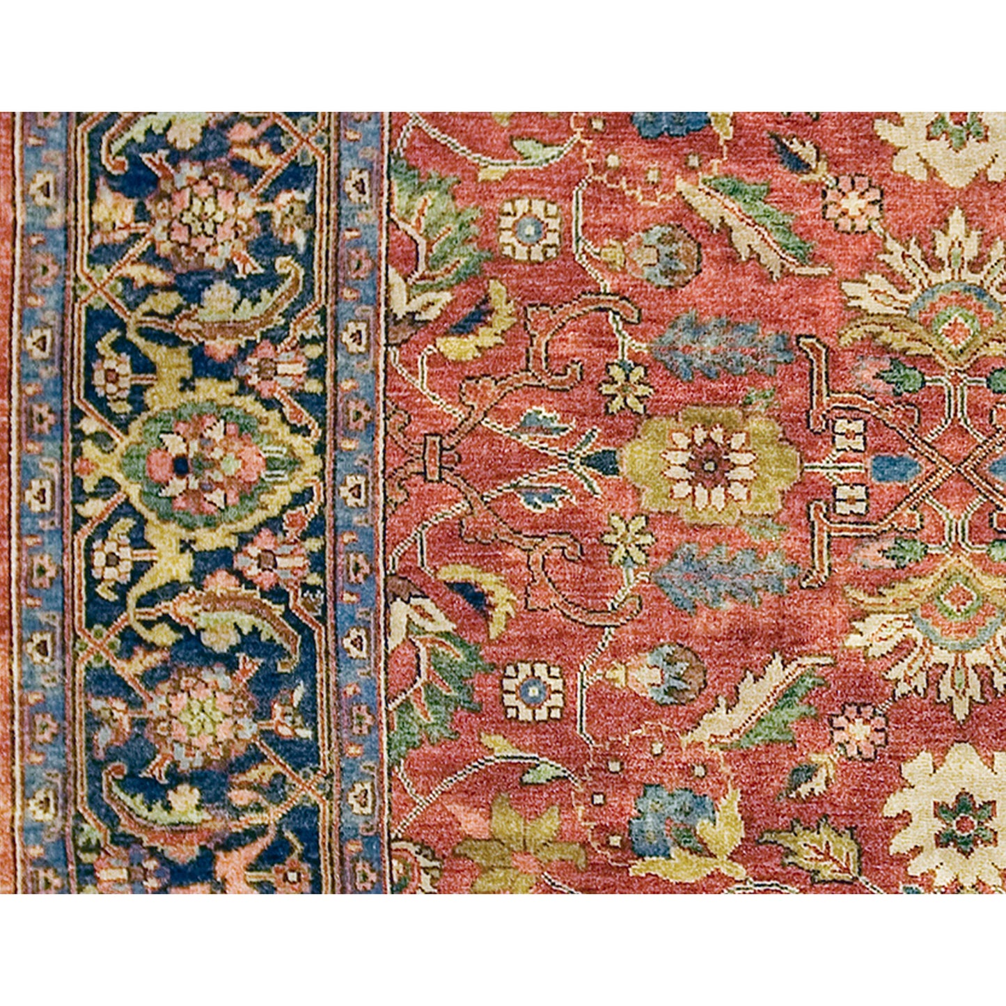 ANTIQUE MAHAL MAH28 RED / BLUE