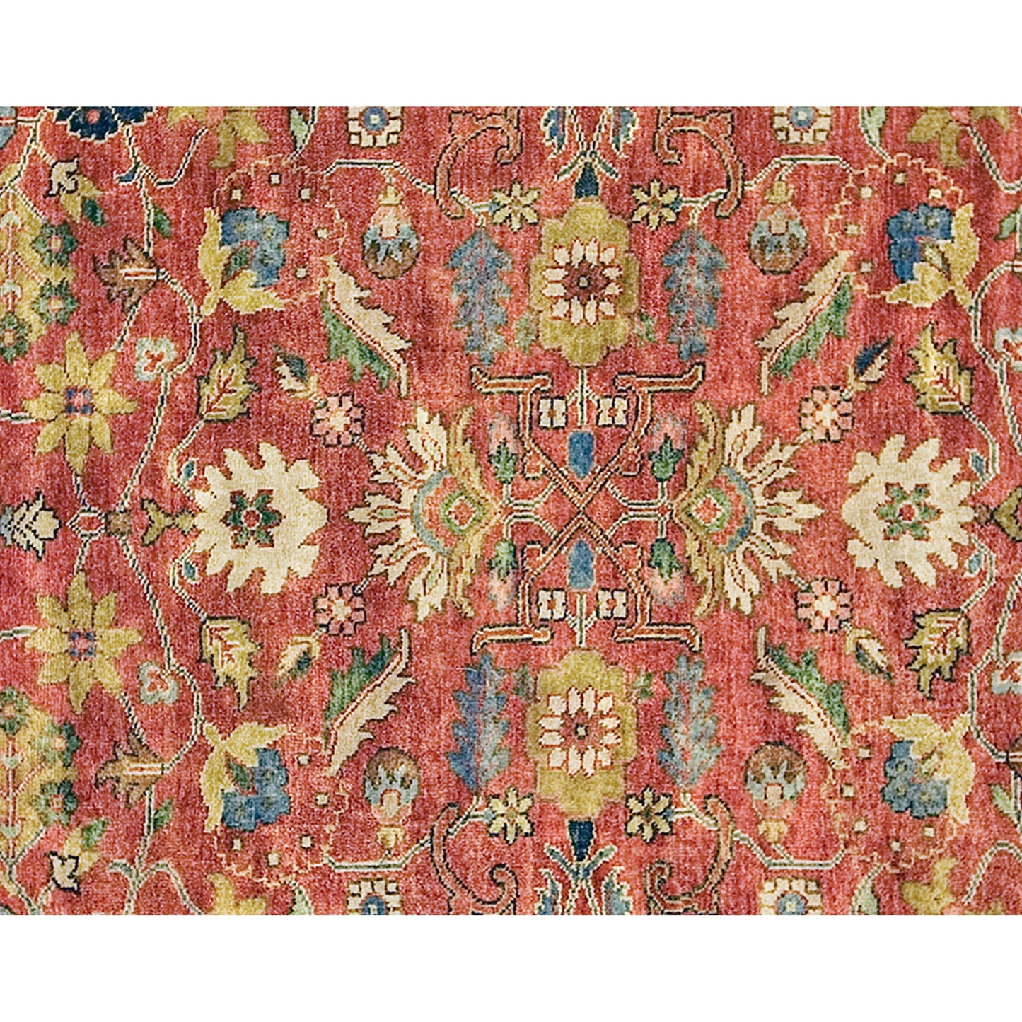 ANTIQUE MAHAL MAH28 RED / BLUE