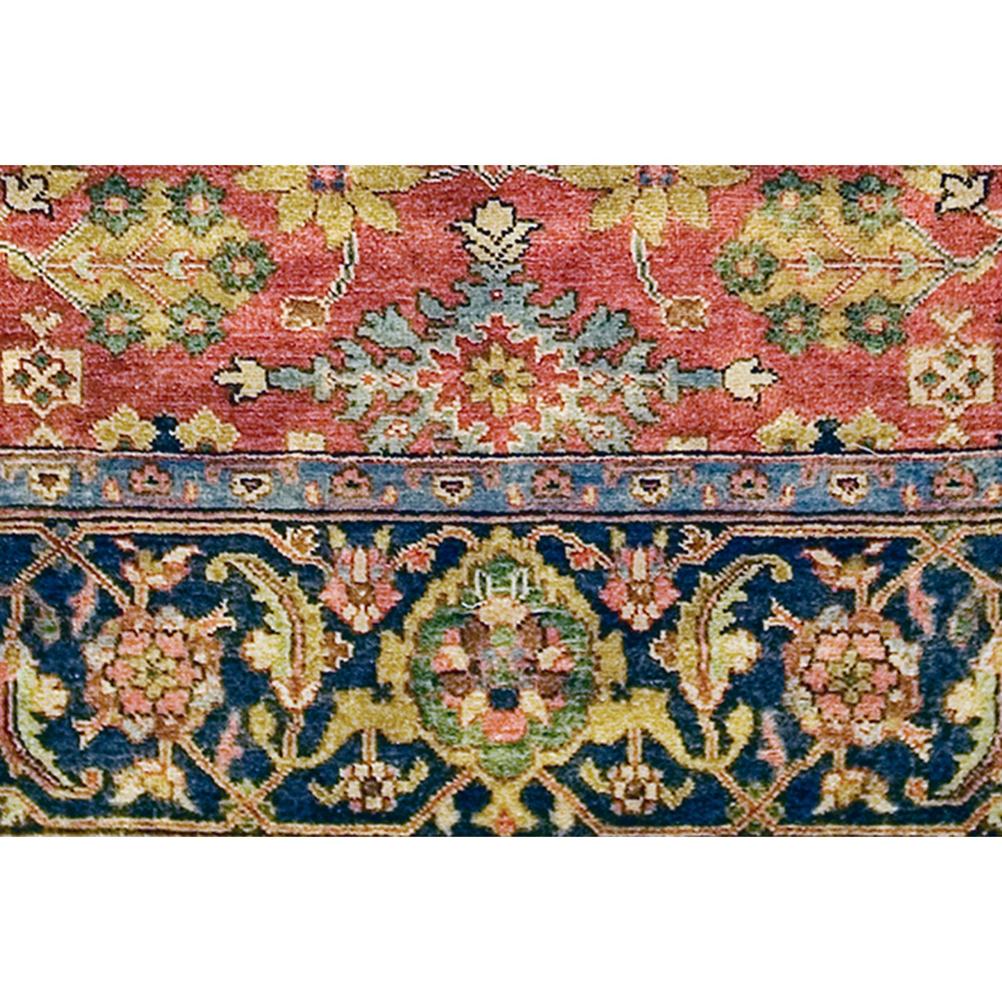 ANTIQUE MAHAL MAH28 RED / BLUE