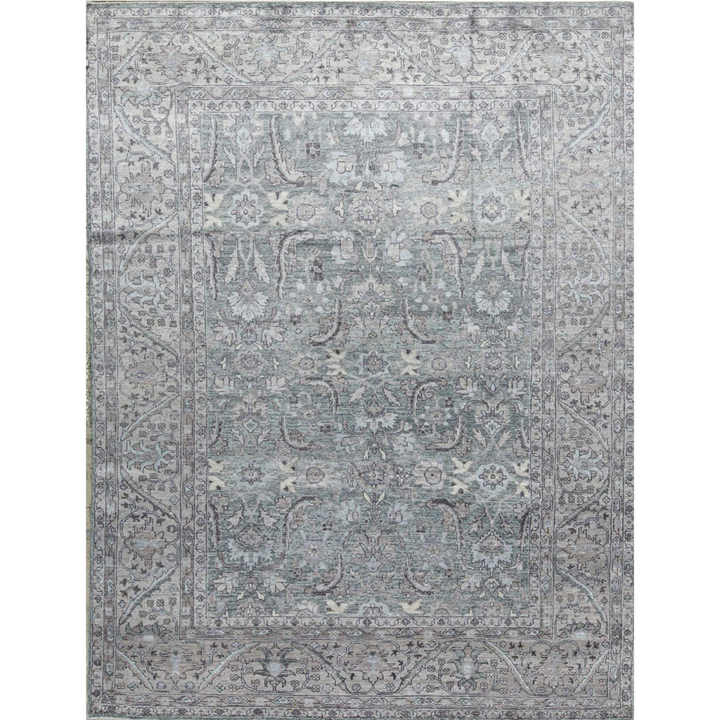 ANTIQUE MAHAL MAH34 LIGHT BLUE / BEIGE