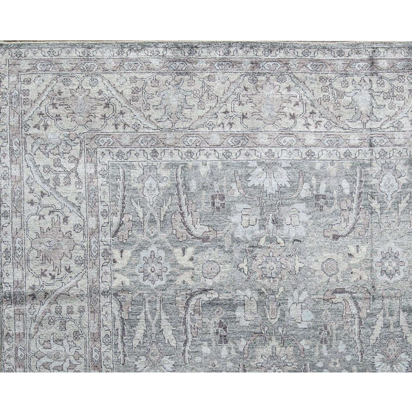 ANTIQUE MAHAL MAH34 LIGHT BLUE / BEIGE