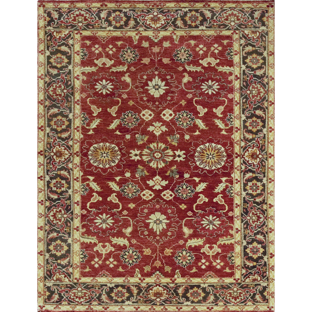 ANTIQUE MAHAL MAH40 RED / IVORY