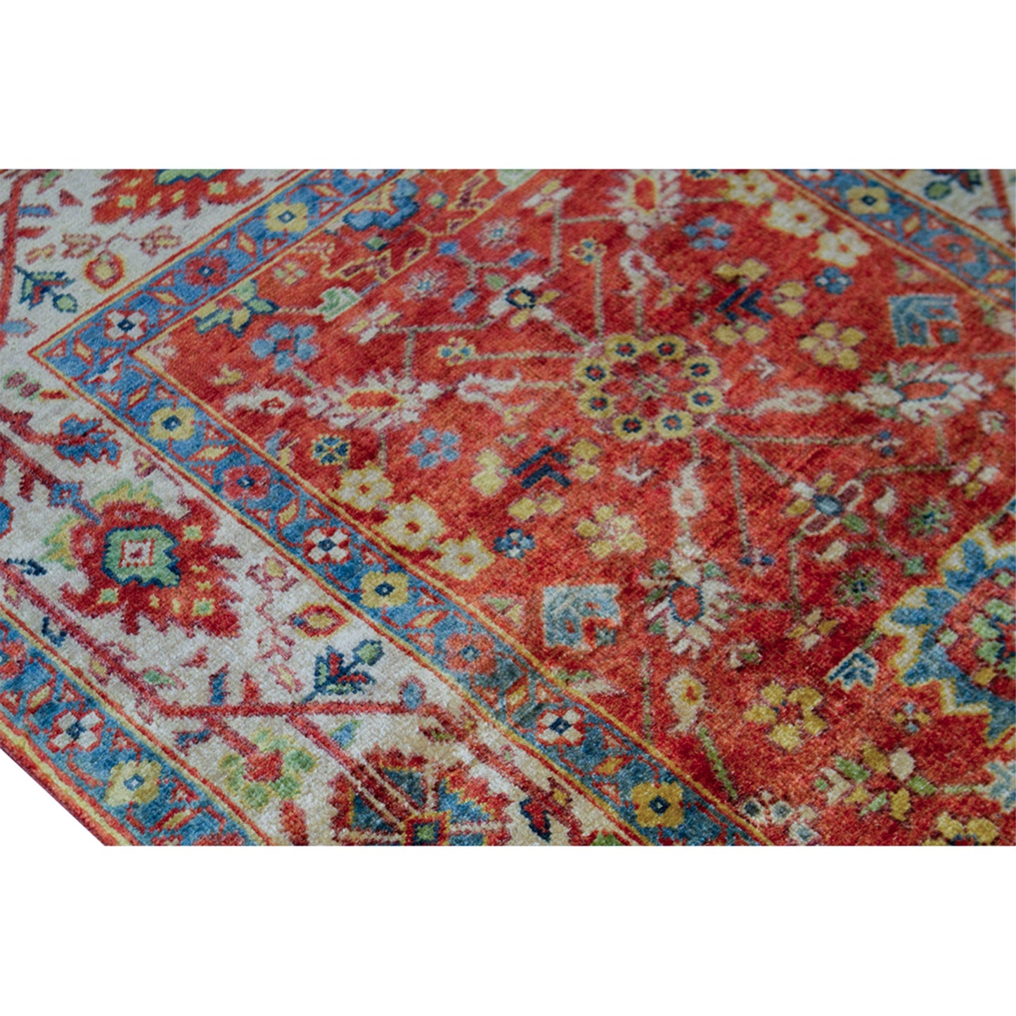 ANTIQUE MAHAL MAH40 RED / IVORY