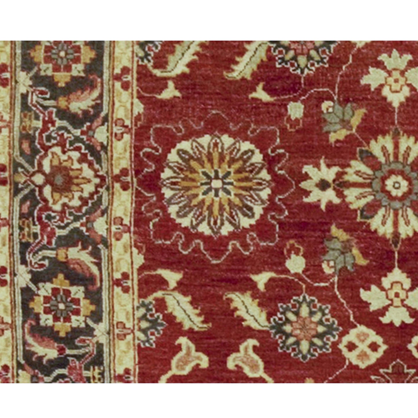 ANTIQUE MAHAL MAH40 RED / IVORY
