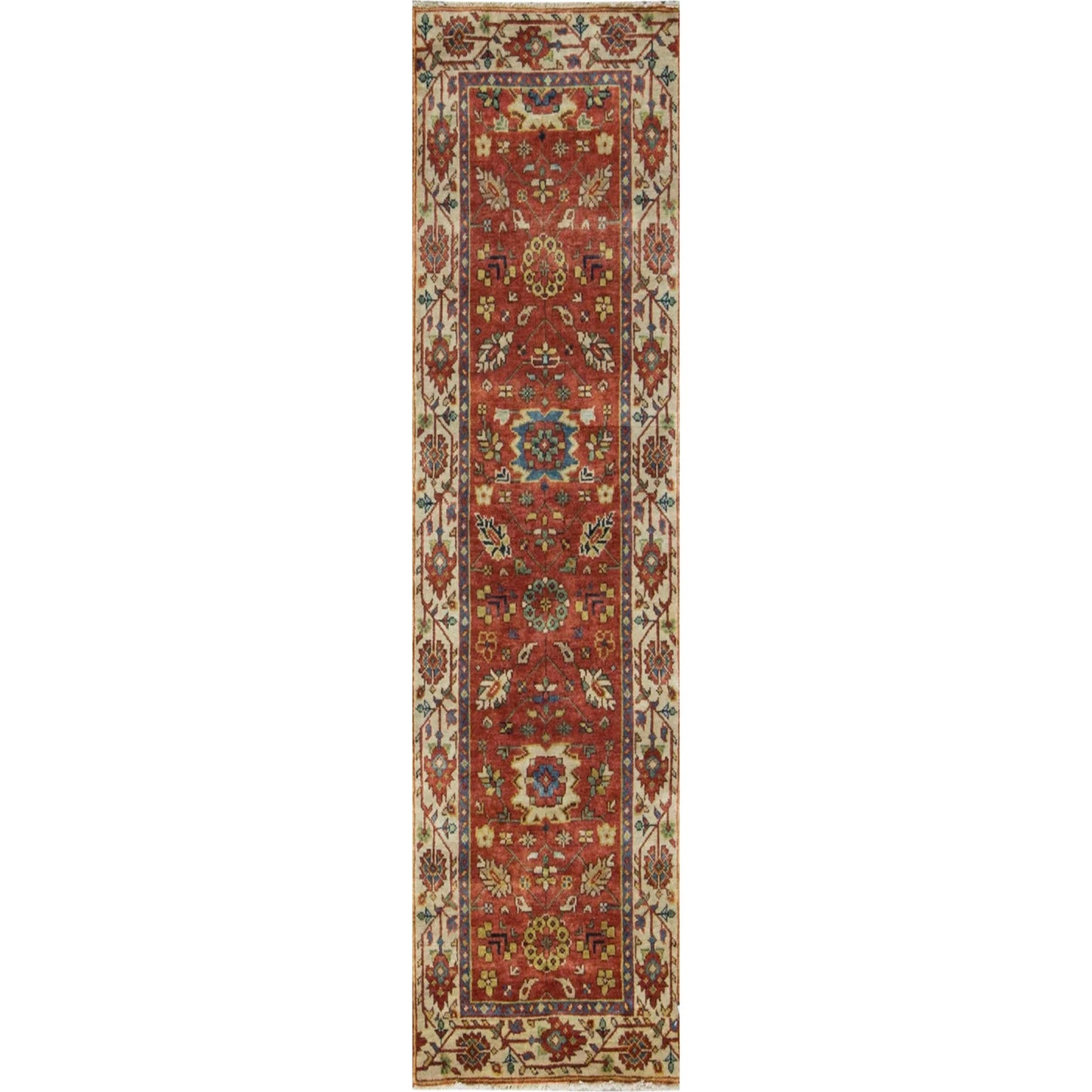 ANTIQUE MAHAL MAH40 RED / IVORY