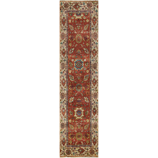 ANTIQUE MAHAL MAH40 RED / IVORY