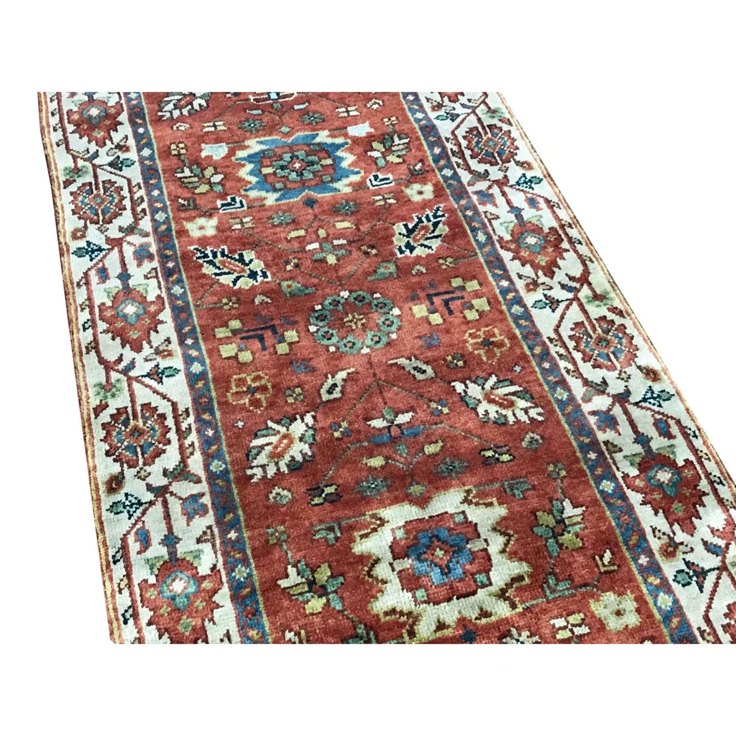 ANTIQUE MAHAL MAH40 RED / IVORY