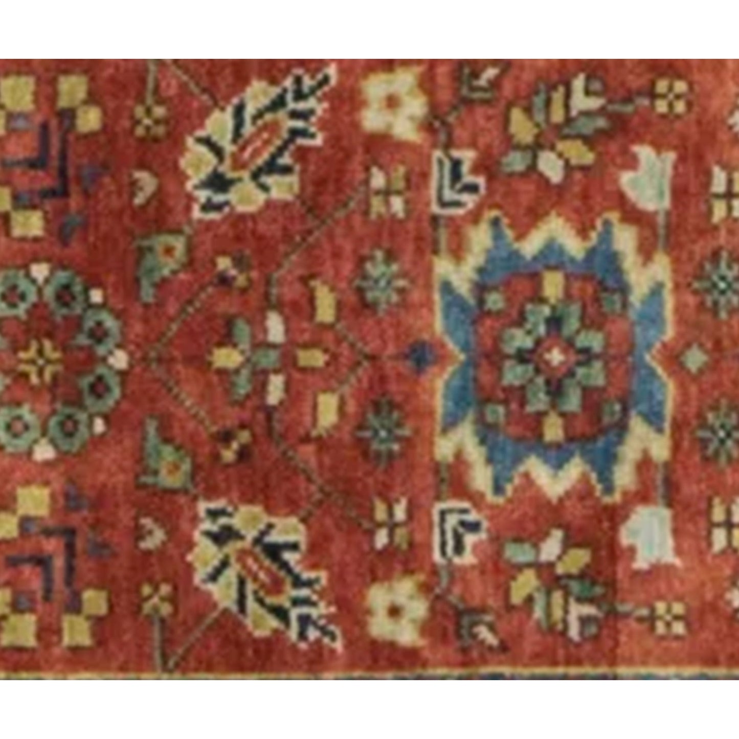 ANTIQUE MAHAL MAH40 RED / IVORY