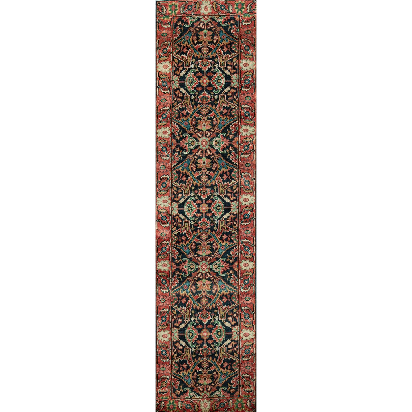 ANTIQUE MAHAL MAHA1 BLUE / RED