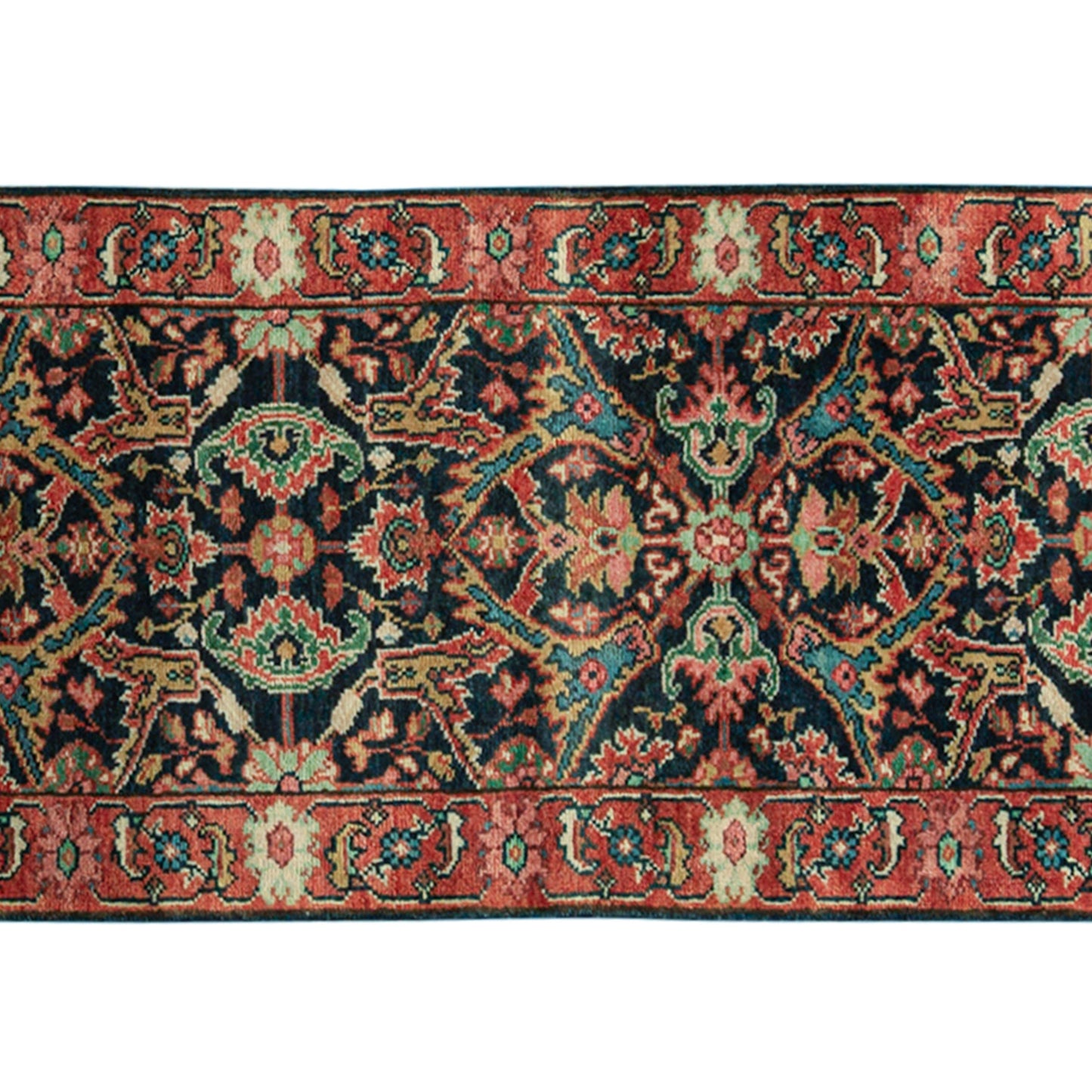 ANTIQUE MAHAL MAHA1 BLUE / RED