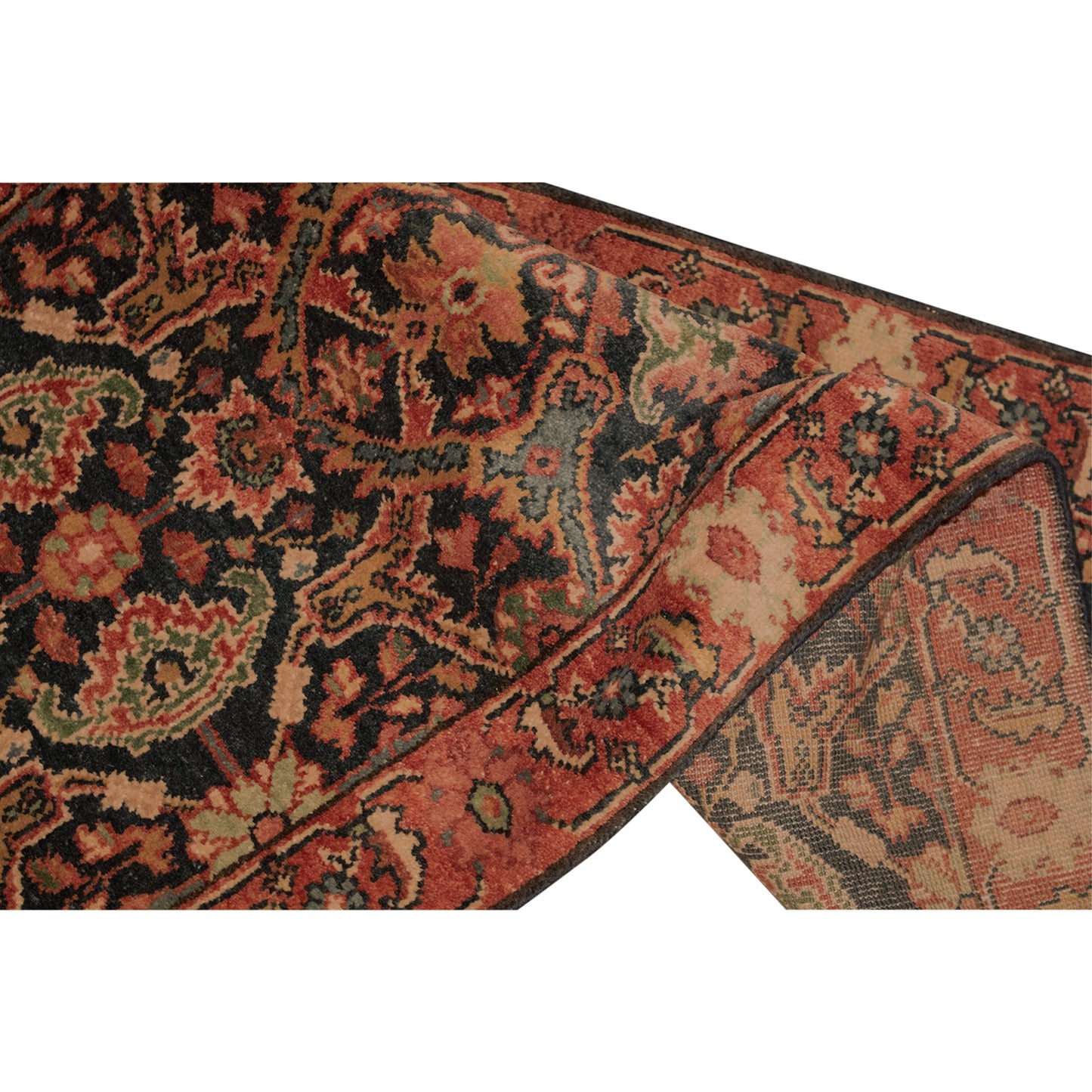ANTIQUE MAHAL MAHA1 BLUE / RED