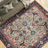ANTIQUE MAHAL MAHA1 IVORY / NAVY