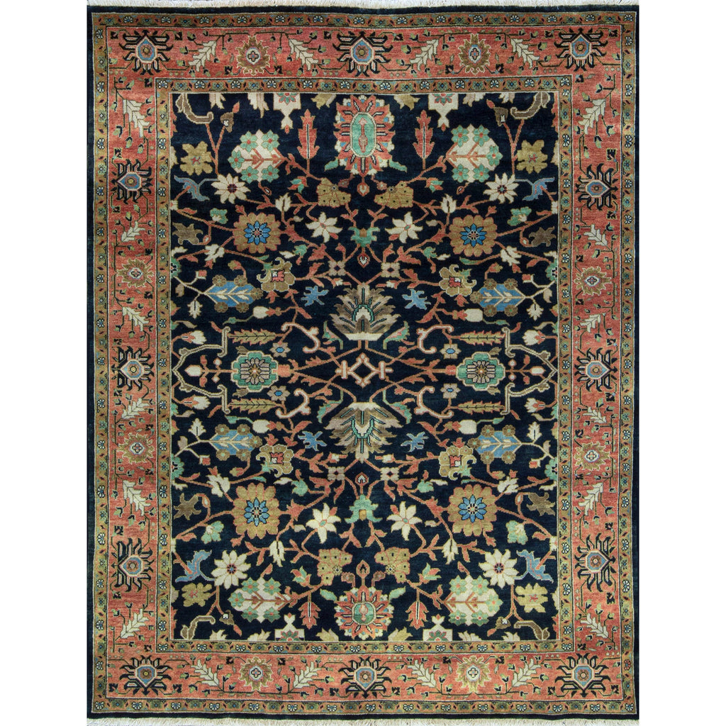 ANTIQUE MAHAL MAHA6 BLUE / RUST