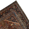 ANTIQUE MAHAL MAHAL RUST / BLUE