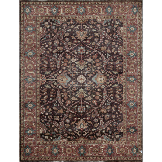 ANTIQUE MAHAL MJT-1 BROWN / RUST