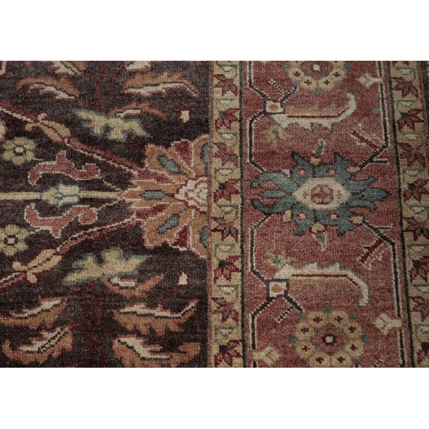 ANTIQUE MAHAL MJT-1 BROWN / RUST