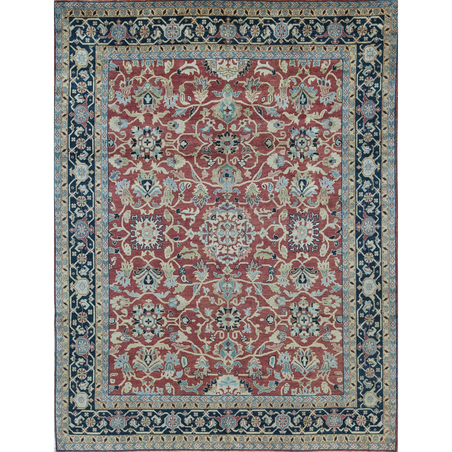 ANTIQUE MAHAL MJT11 RED / BLUE