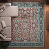 ANTIQUE MAHAL MJT11 RED / BLUE