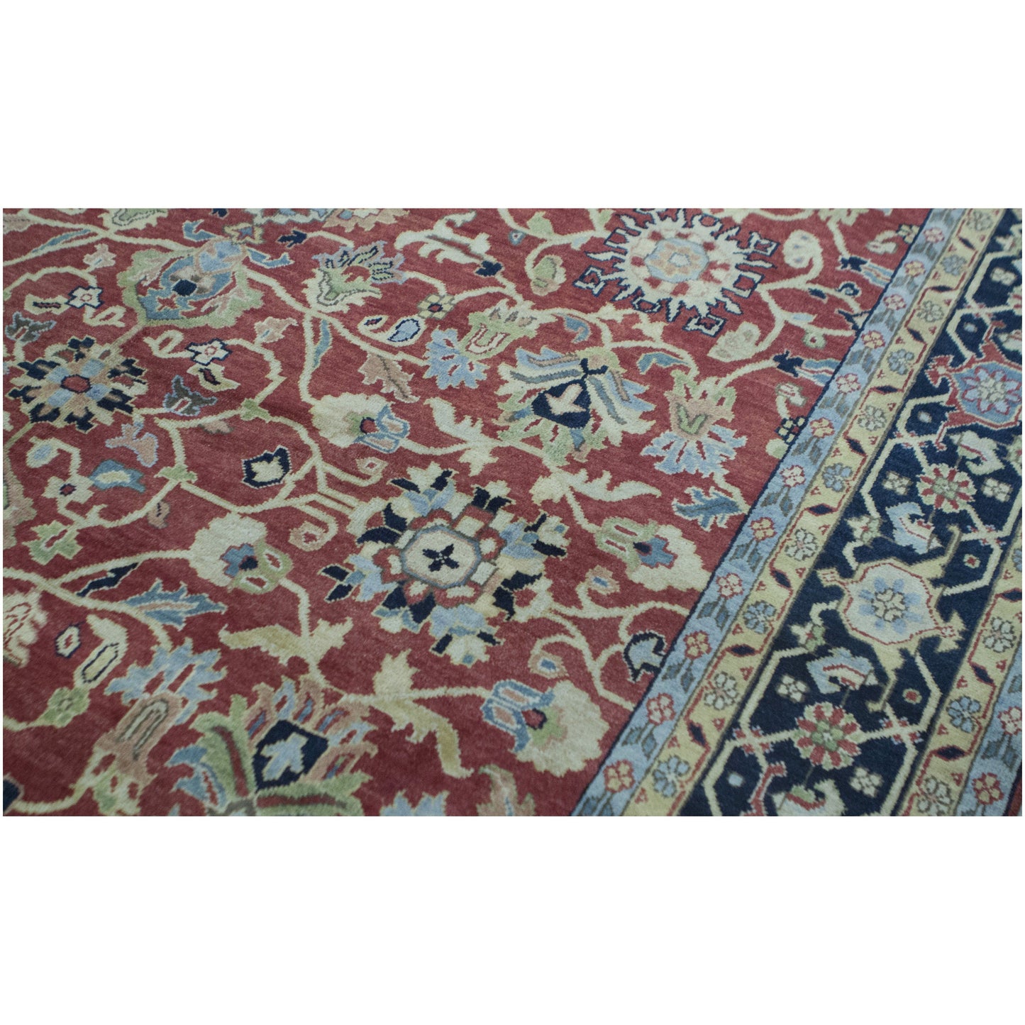 ANTIQUE MAHAL MJT11 RED / BLUE