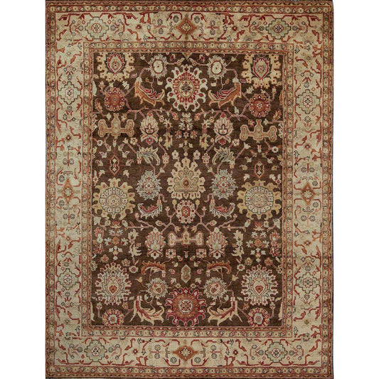ANTIQUE MAHAL MJT48 BROWN / IVORY