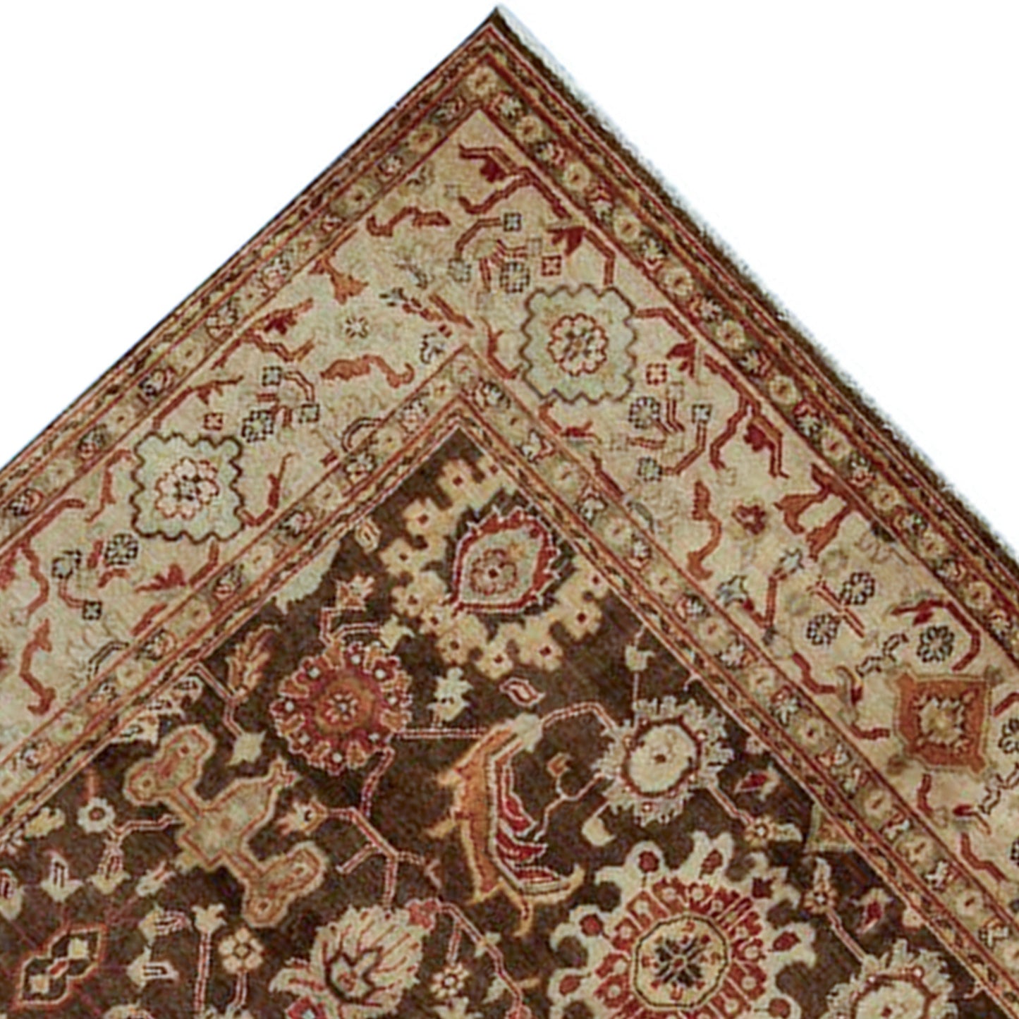 ANTIQUE MAHAL MJT48 BROWN / IVORY
