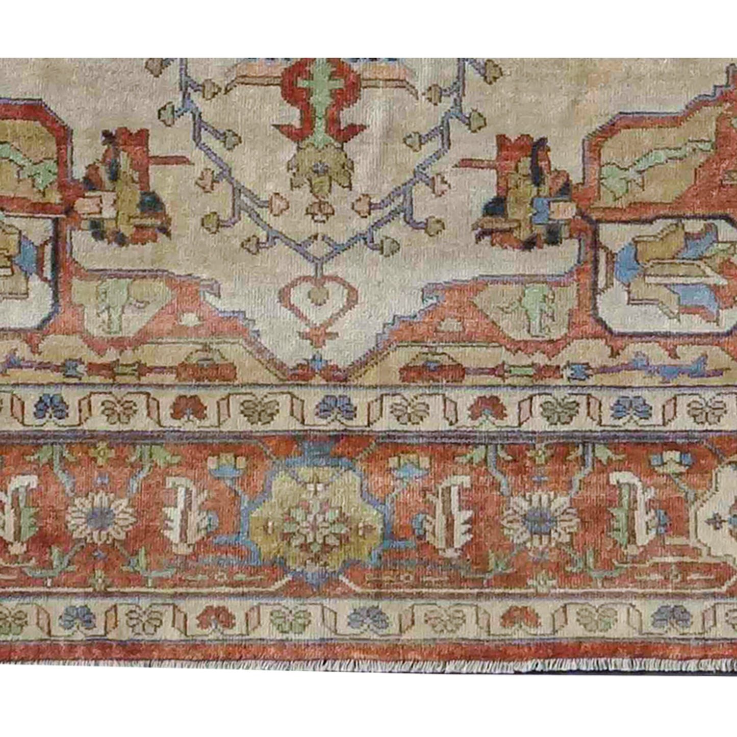 ANTIQUE SERAPI 16DSE IVORY / RUST