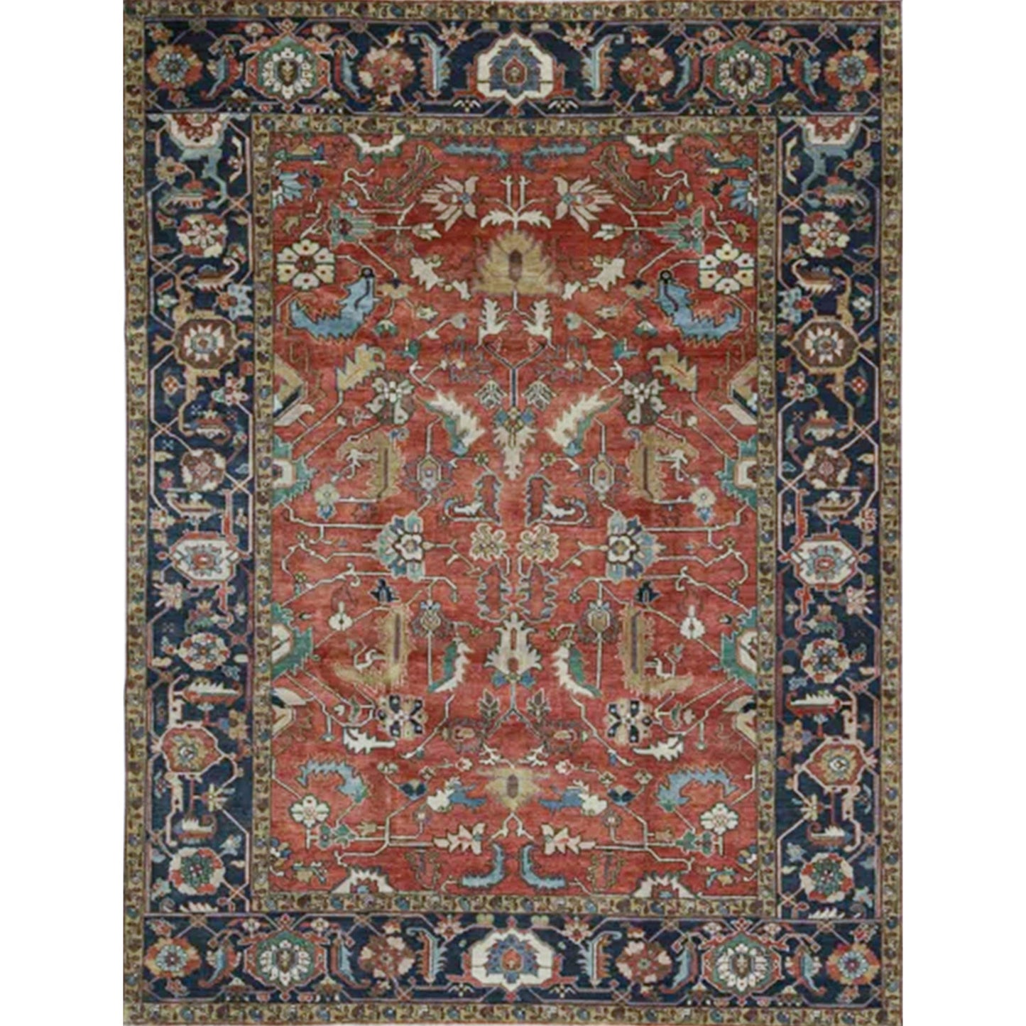 ANTIQUE SERAPI 2003C RED / BLUE