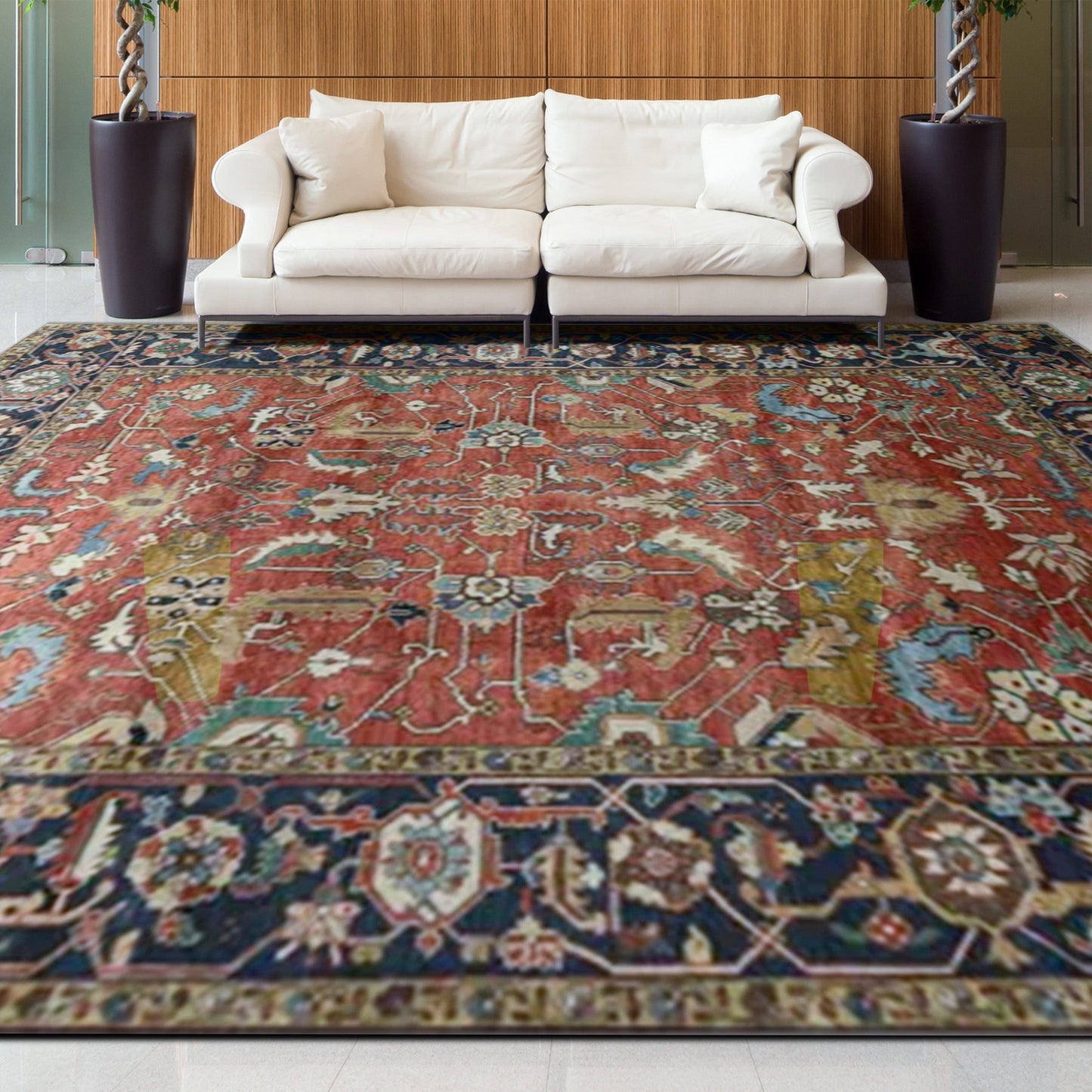 ANTIQUE SERAPI 2003C RED / BLUE