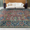 ANTIQUE SERAPI 203AS RED / BLUE 14'7" X 17'