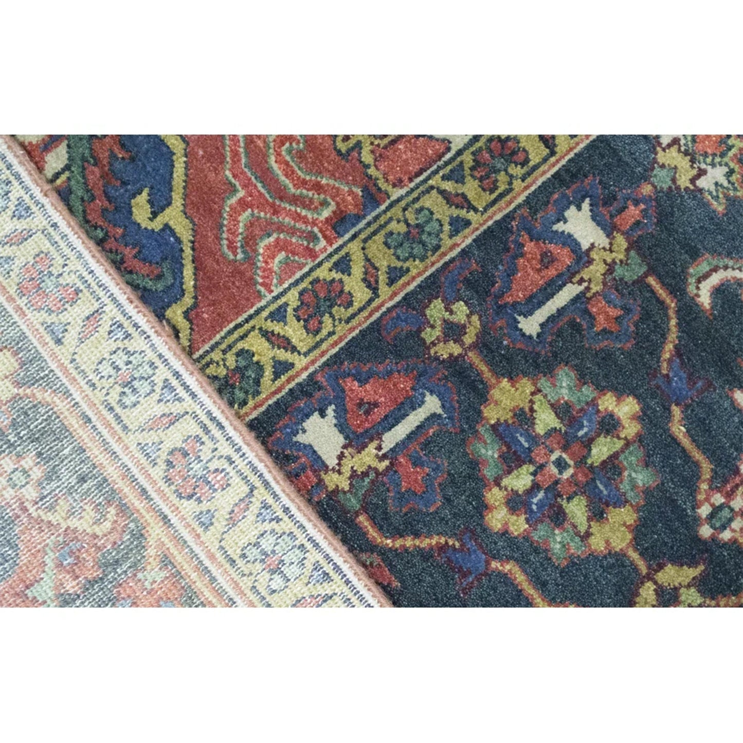 ANTIQUE SERAPI 203AS RED / BLUE 14'7" X 17'