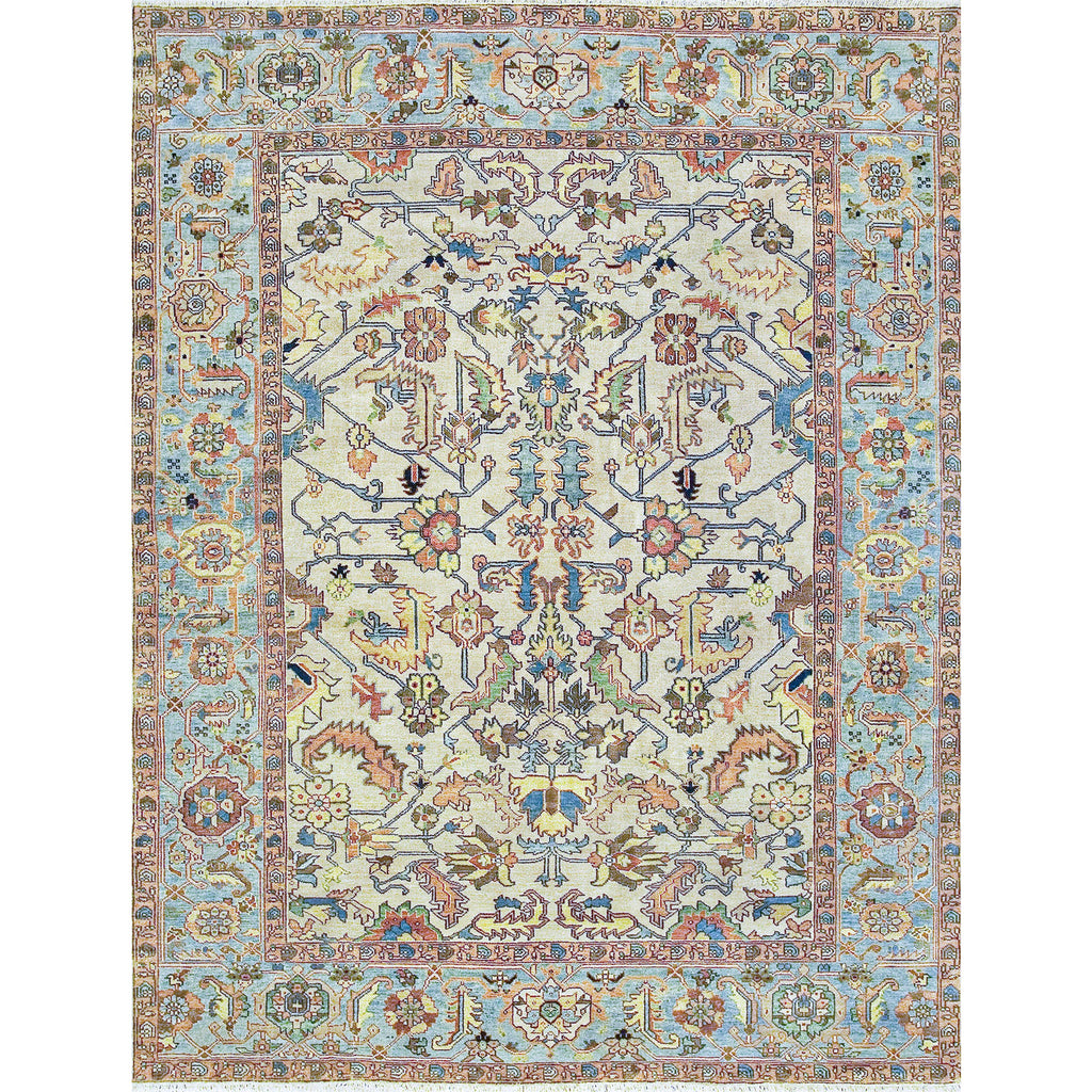 ANTIQUE SERAPI 203CS IVORY / BLUE 15'11" X 21'7"