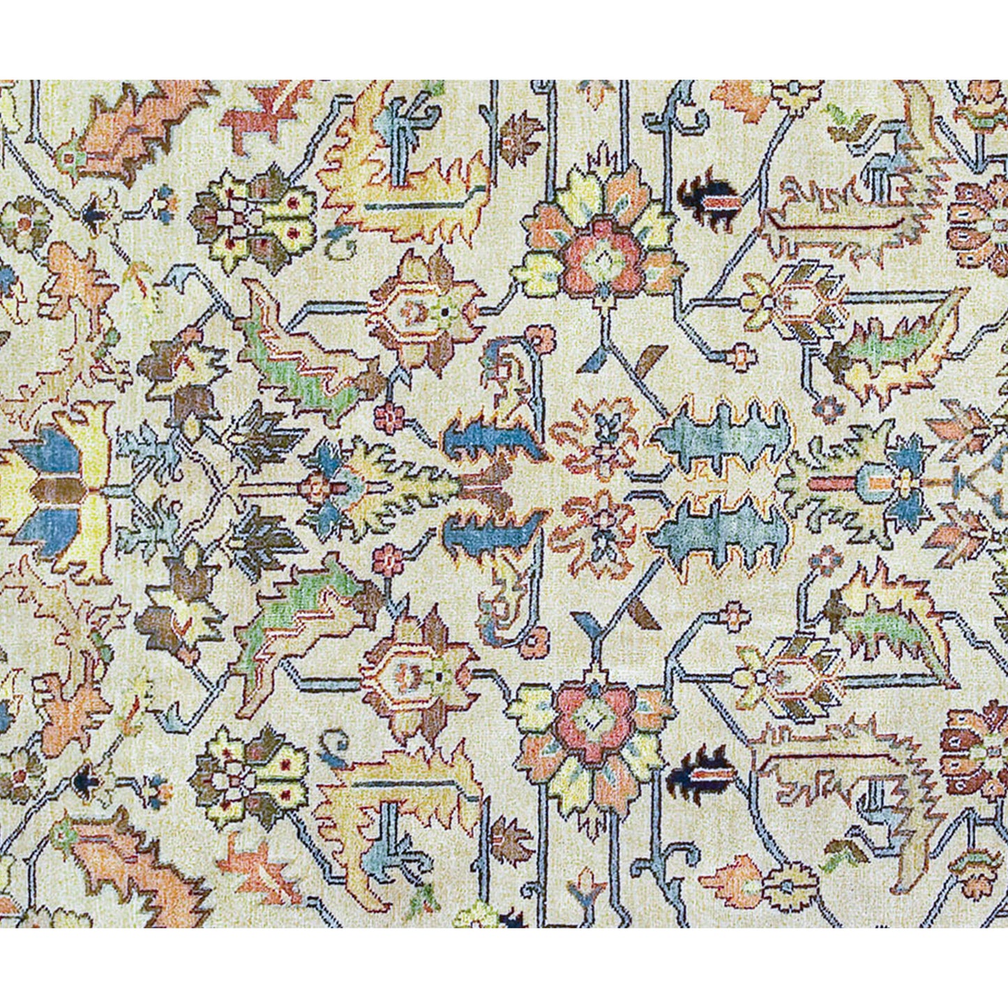 ANTIQUE SERAPI 203CS IVORY / BLUE 15'11" X 21'7"