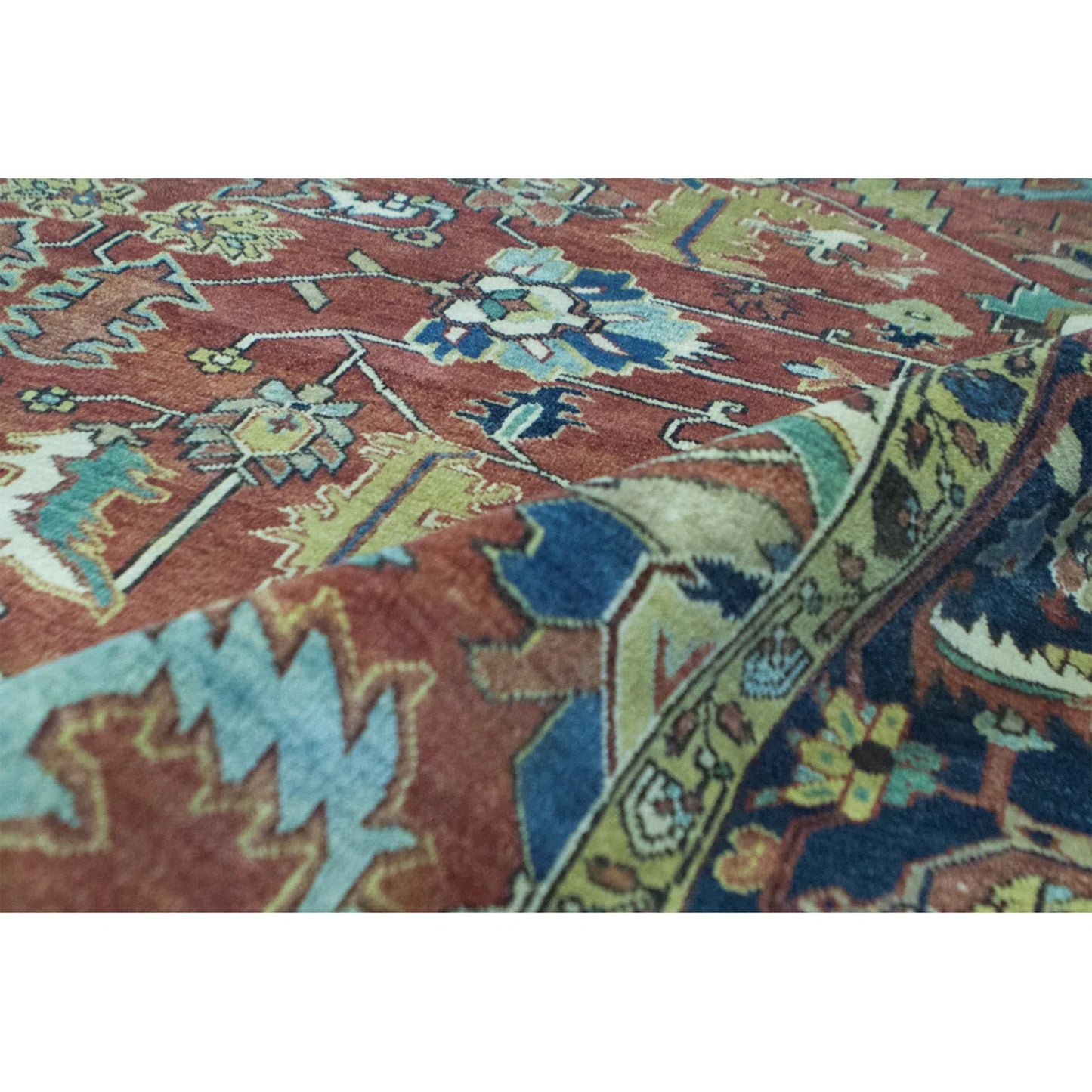 ANTIQUE SERAPI 203CS RED / BLUE 13'11" X 19'6"