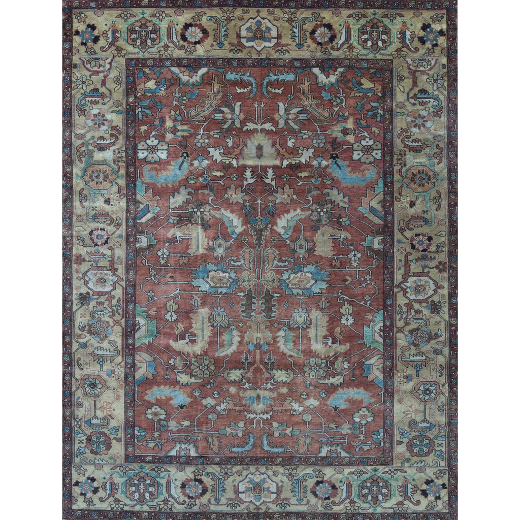 ANTIQUE SERAPI 203CS RED / GOLD