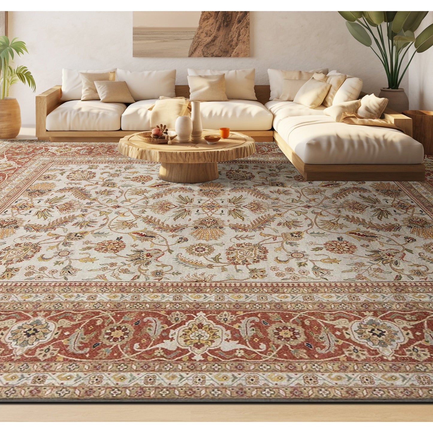 ANTIQUE SERAPI 43SER BEIGE / RUST