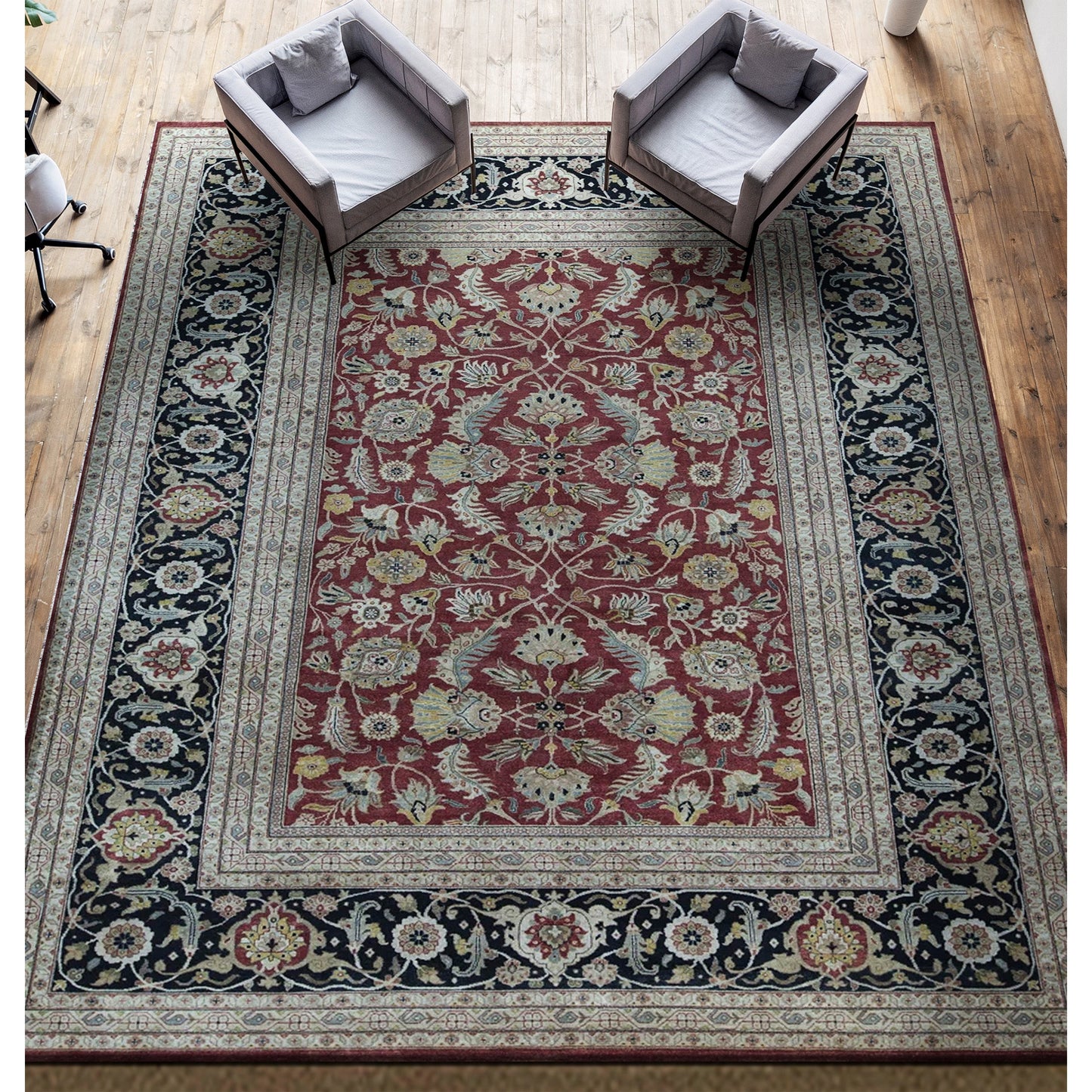 ANTIQUE SERAPI 43SER RED / BLACK