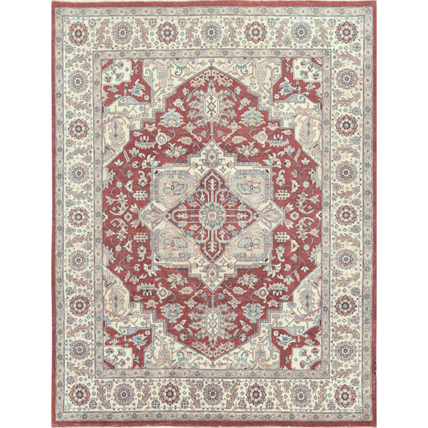 ANTIQUE SERAPI 917SE RUST / IVORY