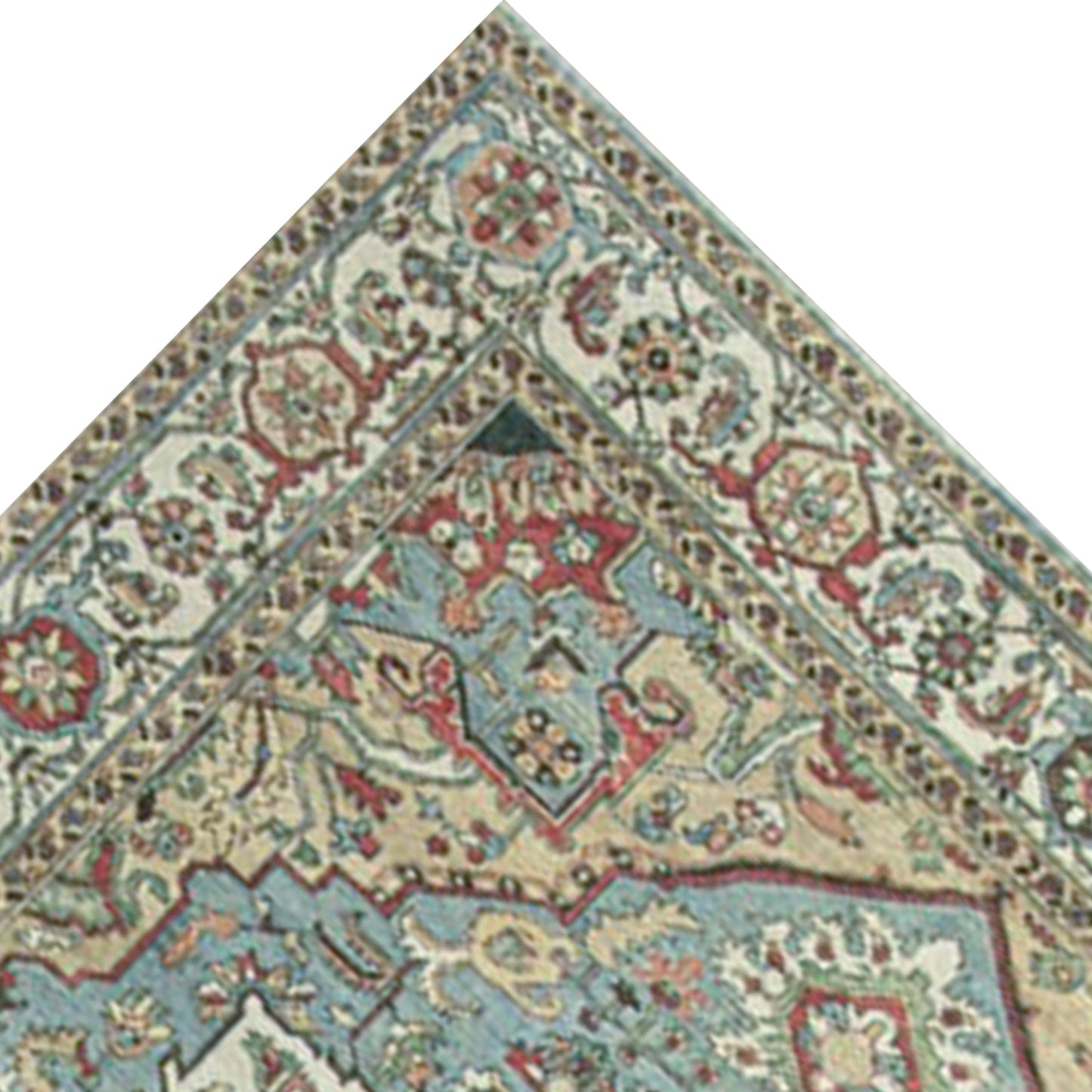 ANTIQUE SERAPI HE10P LIGHT BLUE / IVORY