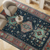 ANTIQUE SERAPI HER15 BLUE / RED