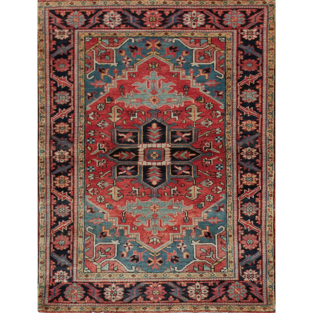 ANTIQUE SERAPI HER18 RED / BLUE